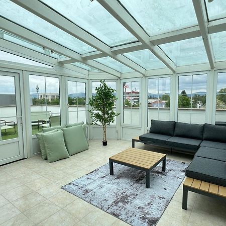 220 Qm Penthouse Wohnung Mit Fahrstuhl - Ohne Spa Mannheim Ngoại thất bức ảnh