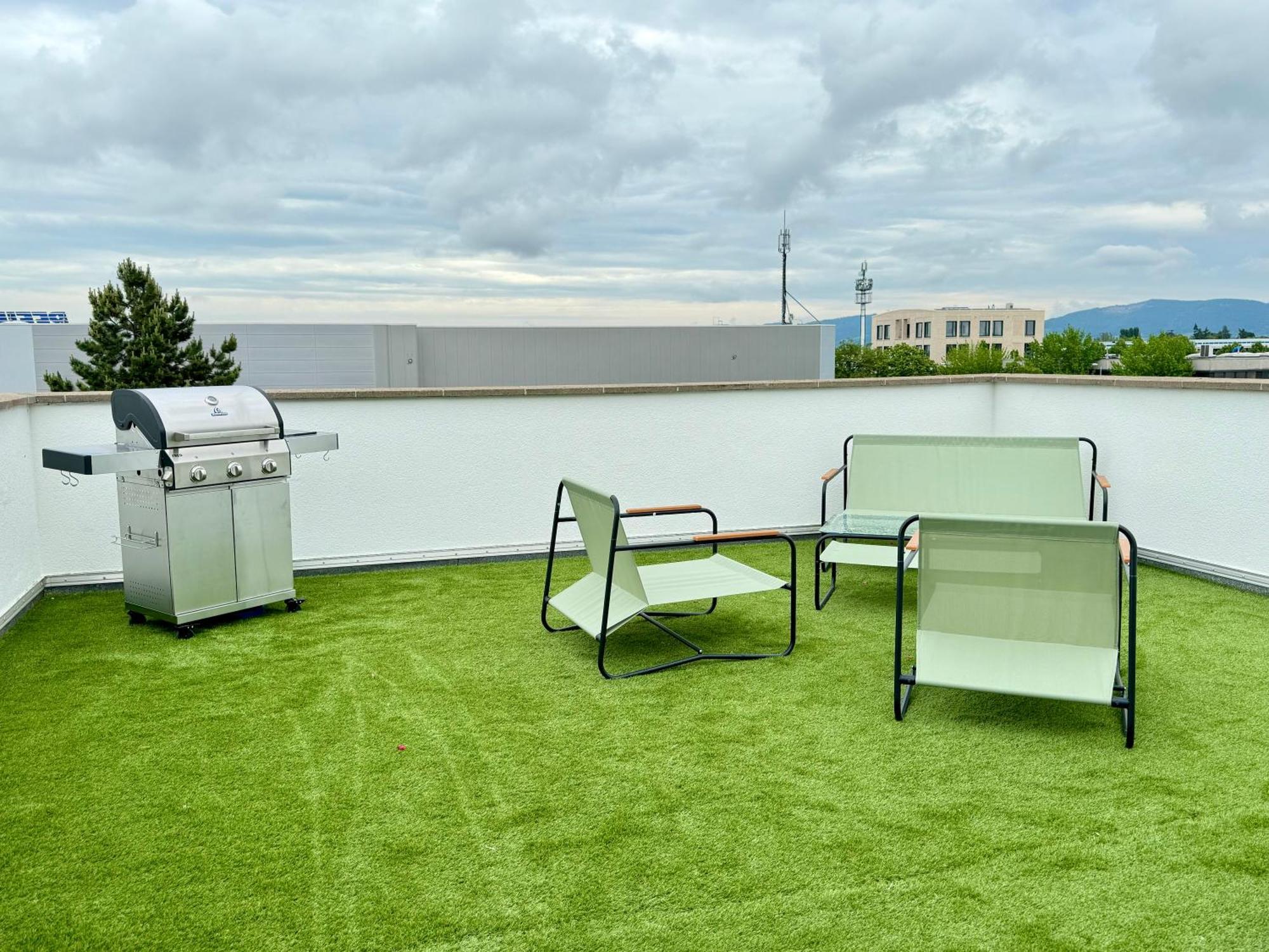 220 Qm Penthouse Wohnung Mit Fahrstuhl - Ohne Spa Mannheim Ngoại thất bức ảnh
