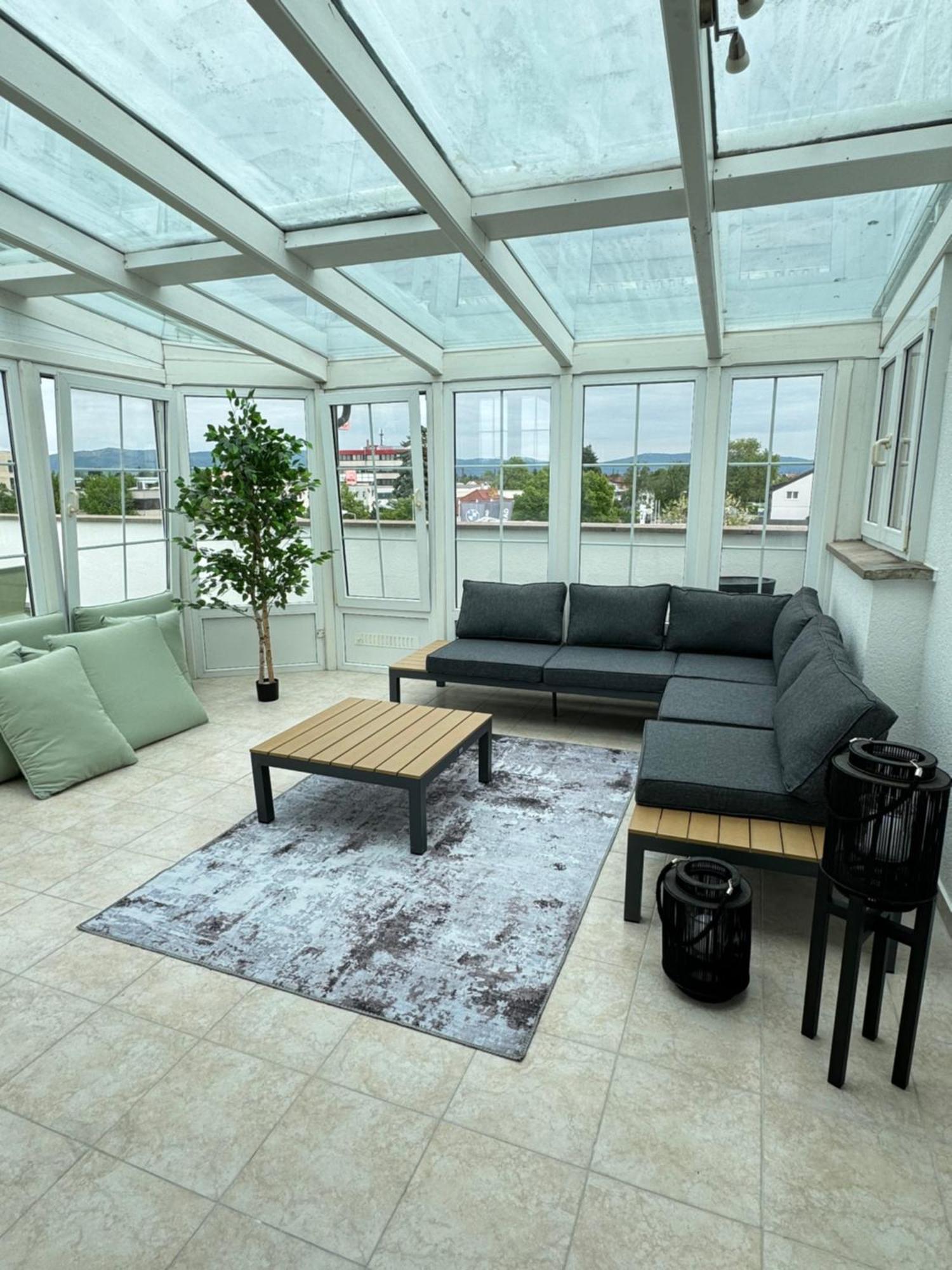 220 Qm Penthouse Wohnung Mit Fahrstuhl - Ohne Spa Mannheim Ngoại thất bức ảnh